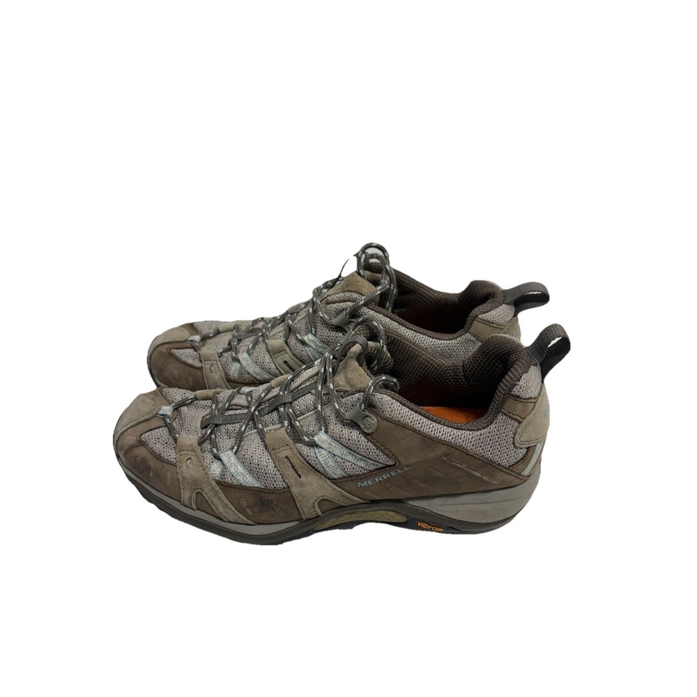 Women's size 9- Merrell Siren Sport 2 Vibram Hiking Shoes Gray Brown Trail